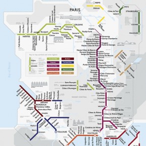 Next Stop Beaujolais: A Metro Map of French Wines