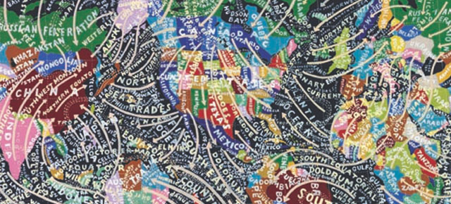 Paula Scher wonderful typographic maps